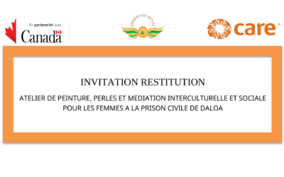 – INVITATION RESTITUTION – Ateliers Créatifs et Interculturels  le 08/11/2024 à la prison